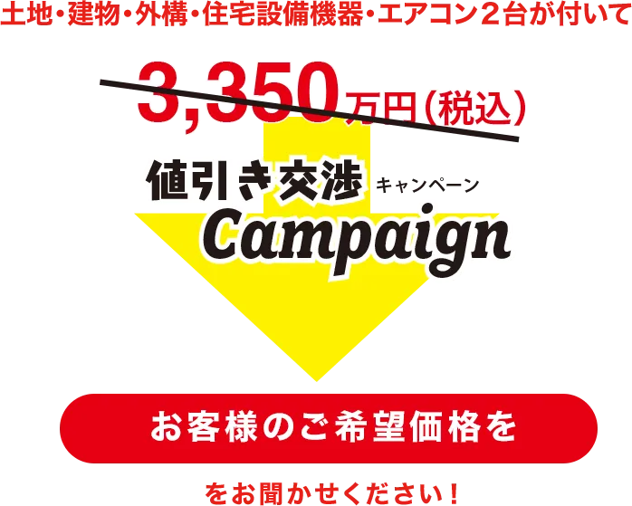 値引き交渉キャンペーン